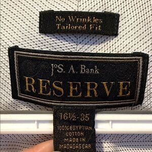 Jos. A. Bank Reserve Egyptian Cotton Dress Shirt